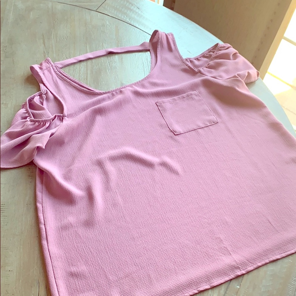 Cold shoulder shirt